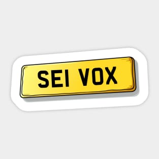 SE1 VOX Vauxhall Sticker